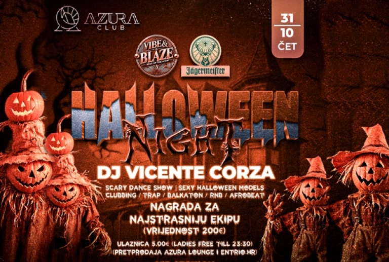 Azura Club Rijeka - Halloween - VIbe & Blaze - 31.10.