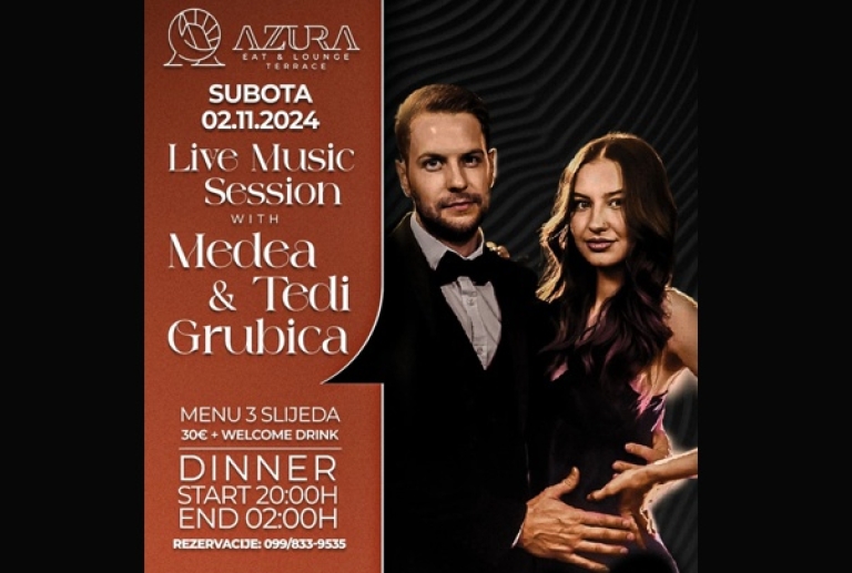 Azura Eat & Lounge terrace Rijeka - Live Music Session - 02.11.