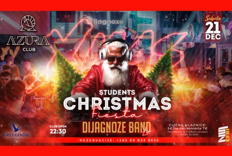 Azura Club Rijeka - Students Christmas Fiesta - 21.12.